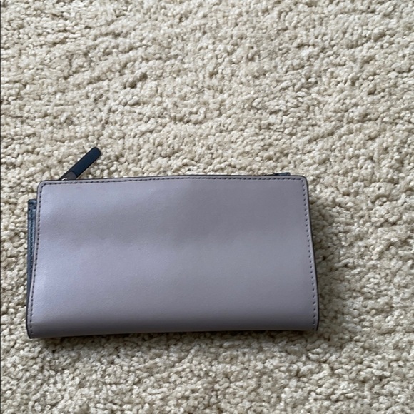 kate spade leather wallet gray/taupe - Picture 4 of 4